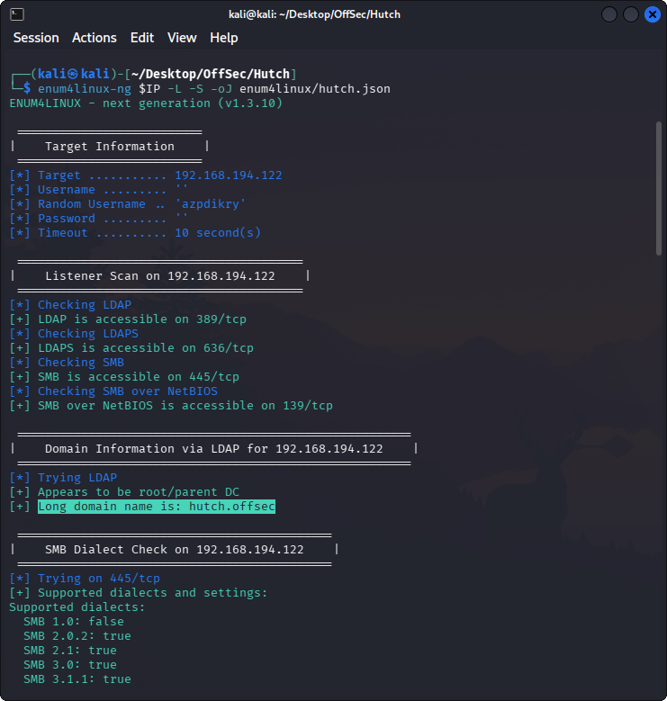 enum4linux domain discovery